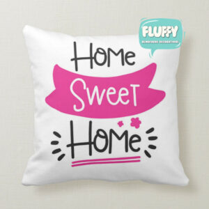 Almofada Home Sweet Home Rosa